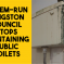 LibDem-run Kingston Council stops maintaining public toilets